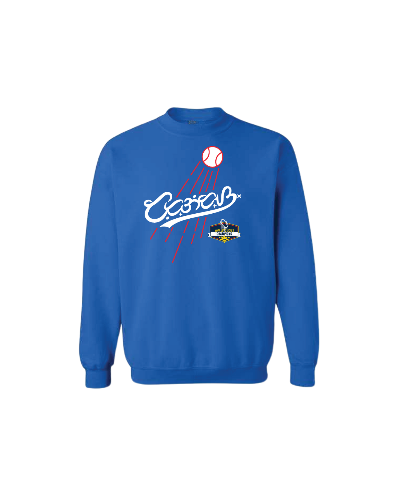 2024 World Series Champs Dodgers Baybayin Crewneck - Limited Edition