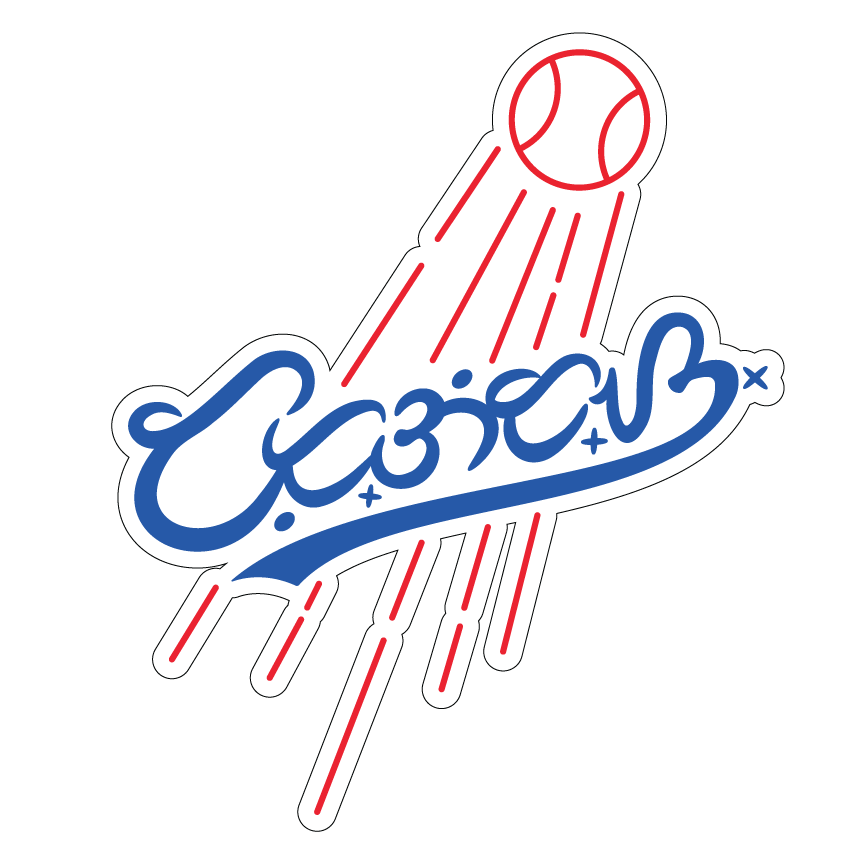 Dodgers Baybayin 3" Vinyl Sticker