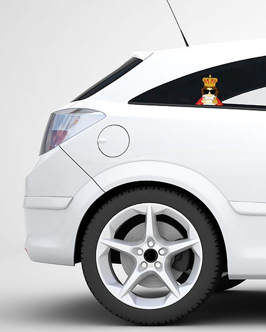 Peek-a-Boo Santo Niño 4" Vinyl Sticker