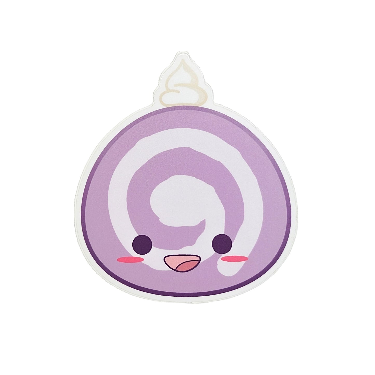 Ubae Roll Cake 3" Vinyl Sticker