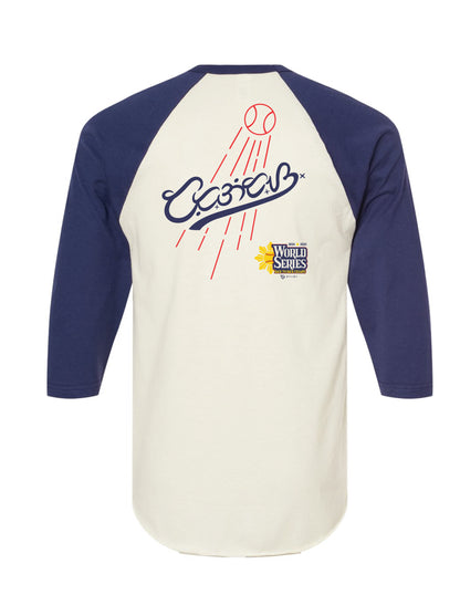 Back to Back Champs Dodgers Baybayin Baseball Raglan - Limited Edition