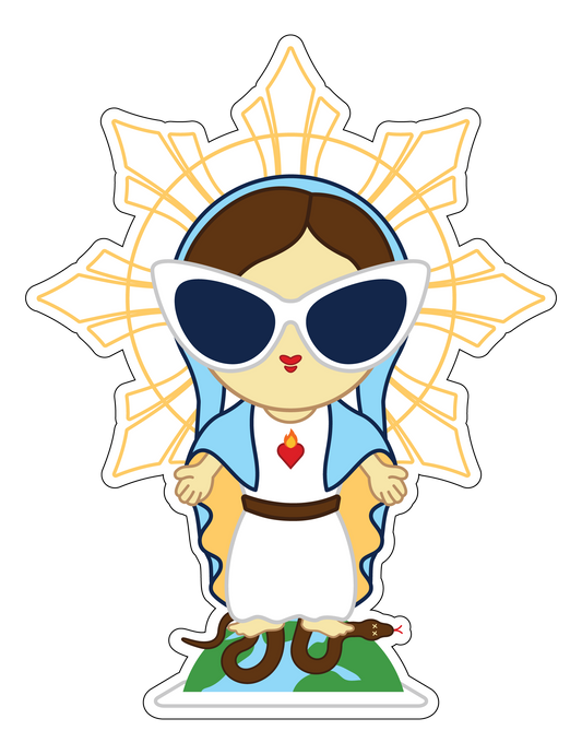 Queen Mother 3" Vinyl Sticker
